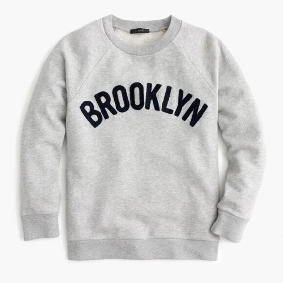 J. Crew Tops - J.Crew Womens Brooklyn Crewneck Sweatshirt size L